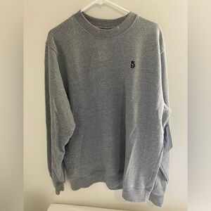 NWT Spiritual Gangster Gray Monogram Sweatshirt Crewneck Large
